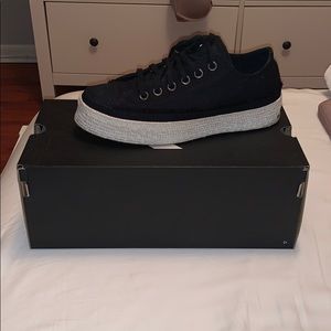 Black espadrille converse